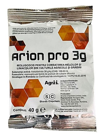 Porumb - Moluscocid Arion Pro 3G