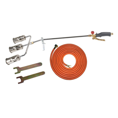 Lampi si arzatoare gaz - ARZATOR PARJOLIRE ACOPERIS CU DUZA TRIPLA 3X50MM / 5M