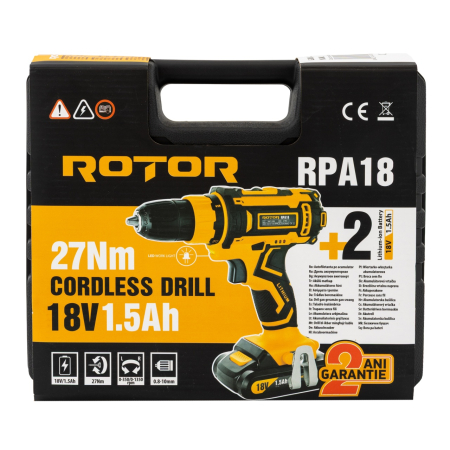 Autofiletanta cu acumulatori , ROTOR RPA18 , 18 V, Cuplu 27 Nm [4]