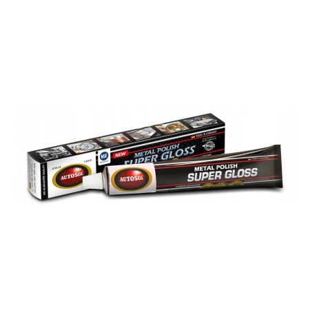 Consumabile si accesorii - Autosol Metal Polish Super Gloss, Pasta de polisat pentru metal, plastic si fibra de sticla, 75ml