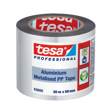 Constructii - BANDA ADEZIVA REPARARE PP-ALUMINIU 50MM / 30M