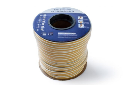 Constructii - Banda Etansare Purfix 9*6MM profil D ALB