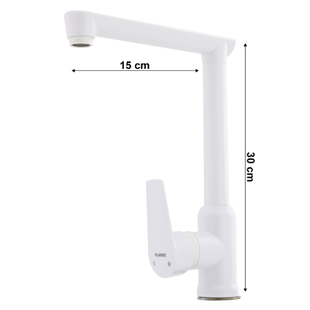 Baterie bucatarie din plastic PLAMIX Mario-017 White [1]