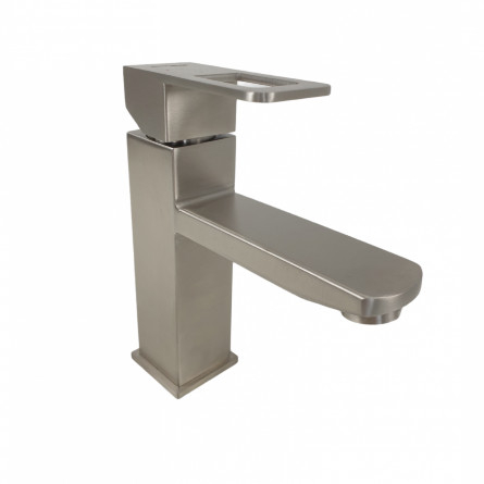 Baterie lavoar MIXXUS FIT-001 din otel inoxidabil, Monocomanda, Racorduri incluse [1]