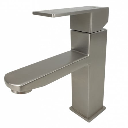 Baterie lavoar MIXXUS KUB-001 din otel inoxidabil, Monocomanda, Racorduri incluse [3]