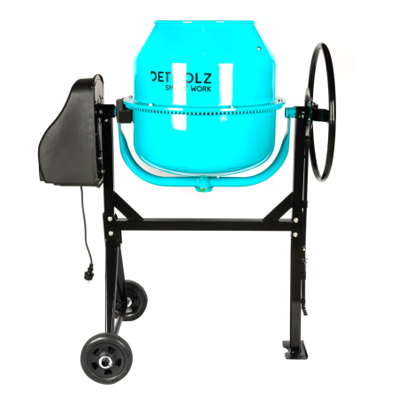 Betoniere si Vibratoare Beton - Betoniera Detoolz 140L, 850W, cu roti si coroana de fonta