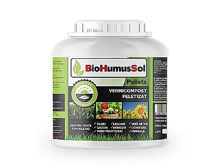 Îngrășăminte Ecologice - Îngrășământ organic Biohumussol Vermicompost Pellets