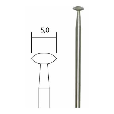 Biax diamantat rotund, Proxxon 28250, 5mm [2]