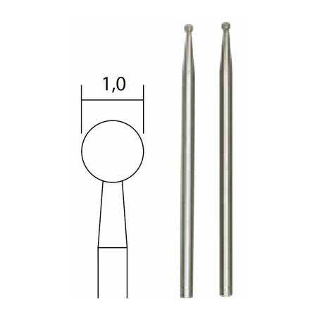 Biaxuri diamantate sferice, Proxxon 28212, 1,0mm [1]