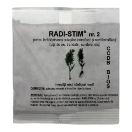 Îngrășăminte foliare hidrosolubile - Biostimulator pentru înrădăcinarea butașilor Radi Stim 2