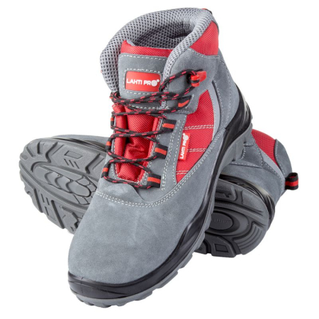 Organizare depozitare, protectie - BOCANC PIELE-INTOARSA-TESUT / GRI-ROSU (S1PSRC) - 41