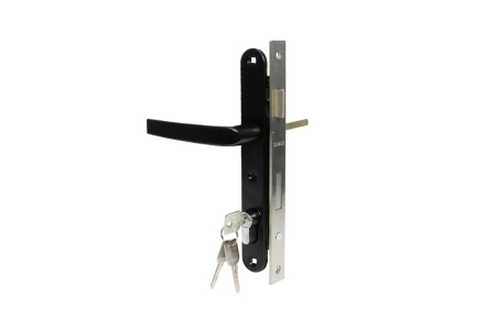 Broasca cu butuc si silduri NEAGRA pentru usa (yala) [3]