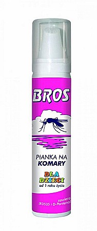 Țânțari și insecte - Spumă BROS împotriva țânțarilor pentru copii