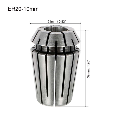 Bucsa elastica ER25, prindere 10.0 mm [1]