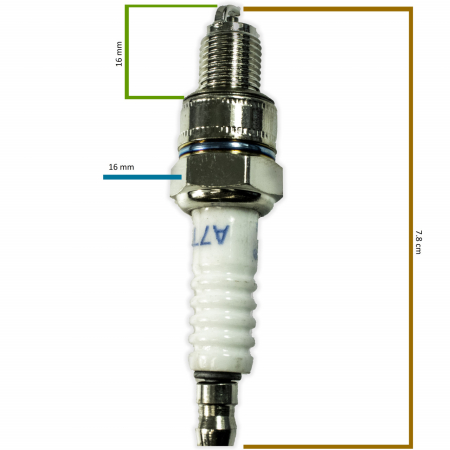 Bujie 10mm-16mm pentru motoare 4T, Elefant [3]