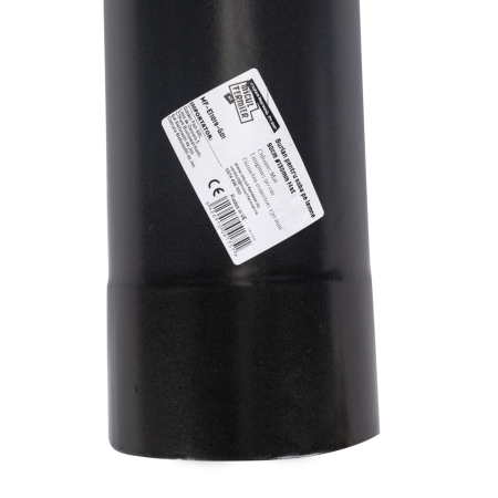 Burlan pentru soba pe lemne, 130 mm, Gri mat [3]