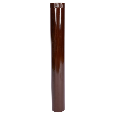 Burlan pentru soba pe lemne, 90cm, ø120mm, Maro [1]