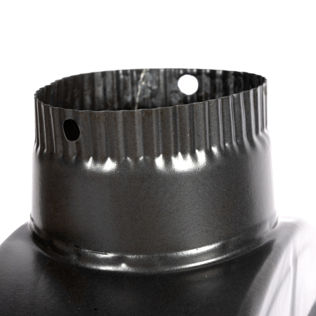 Burlan recuperator caldura, plat, 120 mm, Gri mat [3]