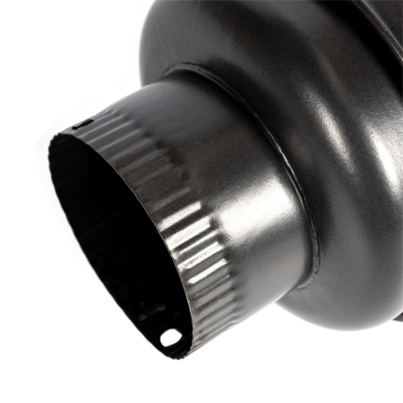 Burlan recuperator caldura, rotund, 120 mm, Gri mat [3]