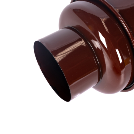 Burlan recuperator caldura, rotund, 120 mm, Maro [4]