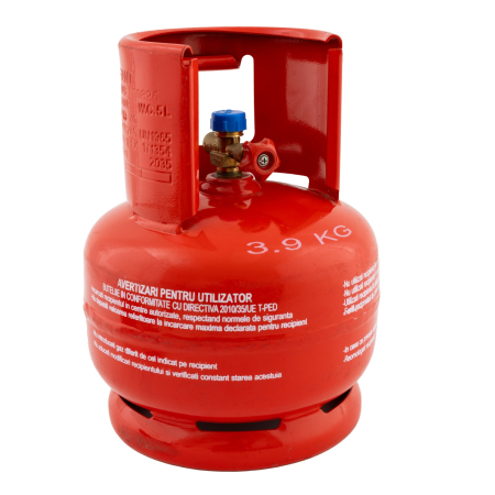 Întreținere casă și fermă - Butelie camping din metal cu talpa si guler de protectie pentru conector 5L ELEFANT