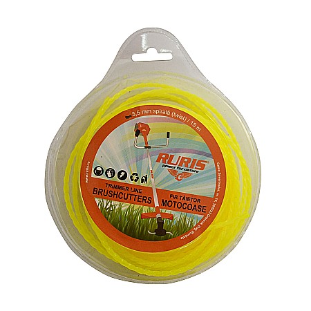 Întreținere casă și fermă - Fir trimmer 3.5 mm (spirală) 15m