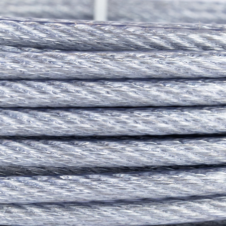 Cablu otel zincat Micul Fermier, plastifiat, diametru 5-6.5mm, lungime 25m [2]