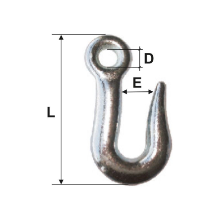 Constructii - CARLIG ZINCAT 6MM / 9MM/15MM