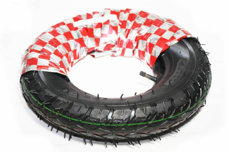 Motocultoare - Cauciuc + camera Micul Fermier 3.50-8, profil floare, premium