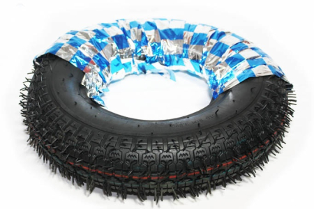 Roabe si accesorii - Cauciuc + camera Micul Fermier 4.00-8, profil floare, premium