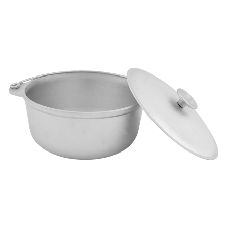 Întreținere casă și fermă - Ceaun tuci aluminiu alimentar cu capac, capacitate 3 litri ELEFANT