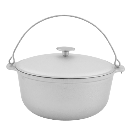 Ceaun tuci aluminiu alimentar cu capac, capacitate 5 litri ELEFANT [1]