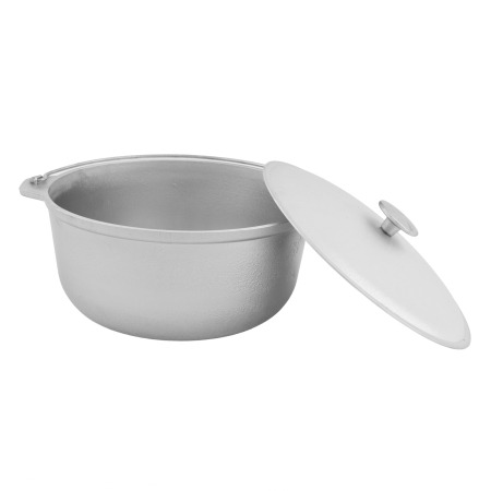 Întreținere casă și fermă - Ceaun tuci aluminiu alimentar cu capac, capacitate 5 litri ELEFANT