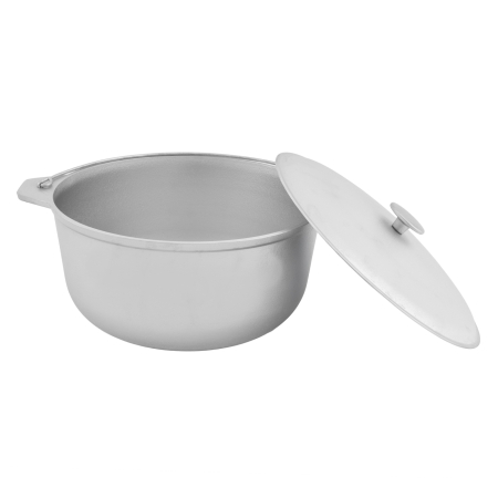 Întreținere casă și fermă - Ceaun tuci aluminiu alimentar cu capac, capacitate 8 litri ELEFANT