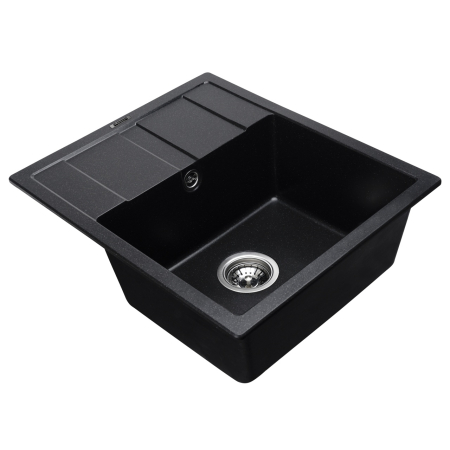 Chiuveta de bucatarie Elefant Premium Aria 5851, Negru metalic 577x495 mm [1]