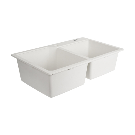Chiuveta de bucatarie Elefant Premium Harmony , Alb, 775x495/420 mm [4]