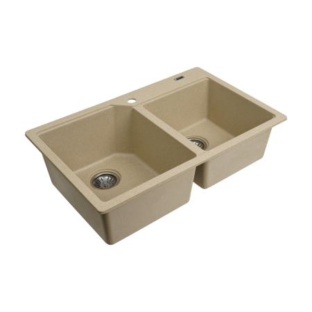 Chiuveta de bucatarie Elefant Premium Harmony , Safari bej 775x495/420 mm [4]