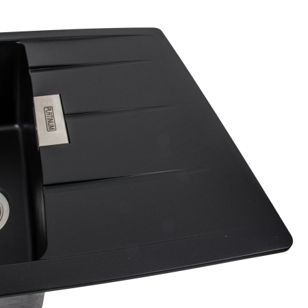 Chiuveta de bucatarie Elefant Premium Roma Negru metalic, 775x500 mm [3]