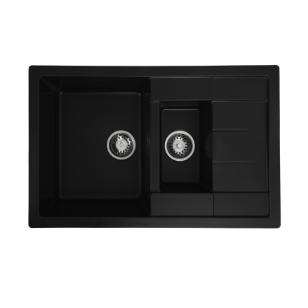 Chiuveta de bucatarie Elefant Premium Toskana Negru 775x495 mm [0]