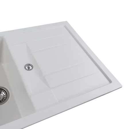 Chiuveta de bucatarie Elefant Premium Troya 7850 , Alb 776x496 mm [5]