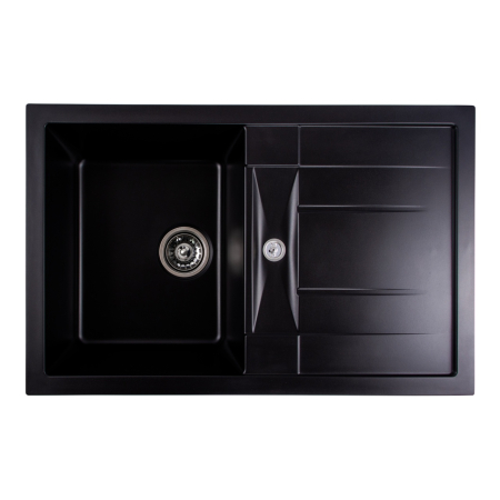 Întreținere casă și fermă - Chiuveta de bucatarie Elefant Premium Troya 7850 , Negru 776x496 mm