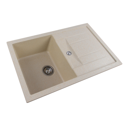 Chiuveta de bucatarie Elefant Premium Troya 7850 , Nisip bej 776x496 mm [4]