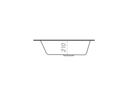Chiuveta din compozit de granit pentru bucatarie ELEFANT PREMIUM 5852 VESTA Negru metalic 580 x 518 mm [2]