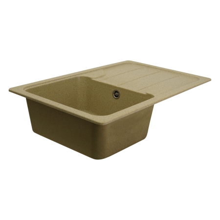 Chiuveta din compozit de granit pentru bucatarie ELEFANT PREMIUM 7850 VERONA Bej 775 x 495 mm [3]