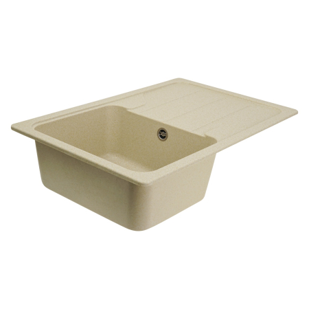 Chiuveta din compozit de granit pentru bucatarie ELEFANT PREMIUM 7850 VERONA Nisip 775 x 495 mm [4]