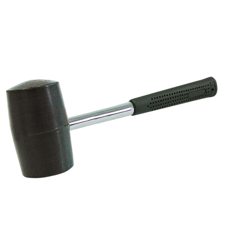 Scule de mana - CIOCAN CAUCIUC RIGID CU MANER METALIC 55MM / 430G