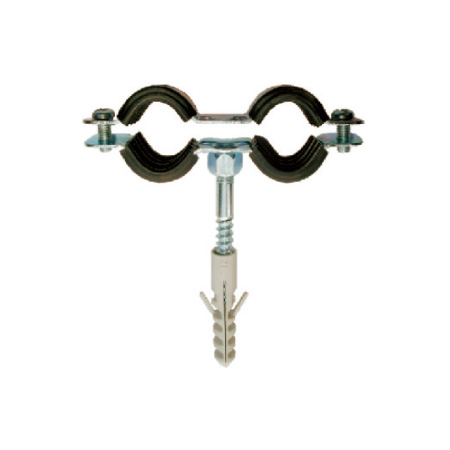 Conexpanduri, cleme, conectori - COLIER FIXARE TEAVA DUBLA CU GARNITURA 3/4"/26-29MM