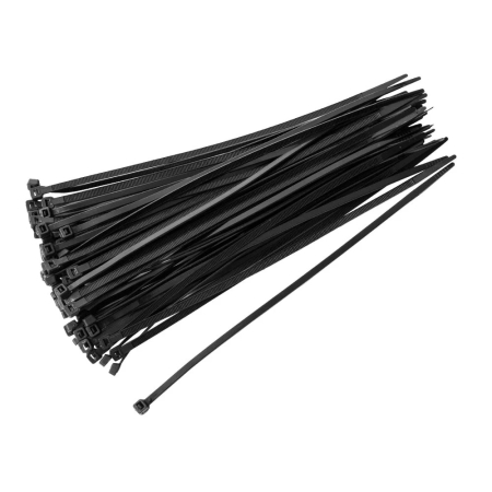 Întreținere casă și fermă - Colier plastic negru, 4x300, 100 bucati, VARGO V-701286