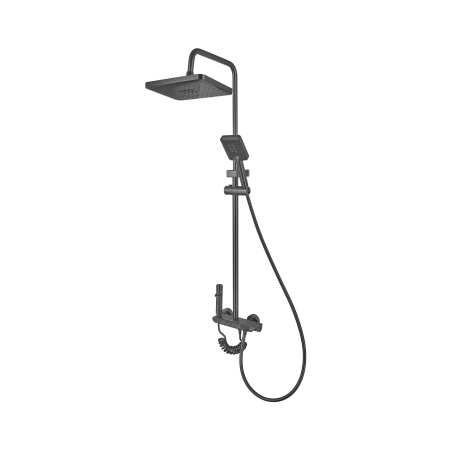 Sanitare  - Coloana de dus cu butoane 4 in 1 ARMATA (Culoare Grafit) BCS-009-J