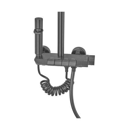Coloana de dus cu butoane 4 in 1 ARMATA (Culoare Grafit) BCS-009-J [1]